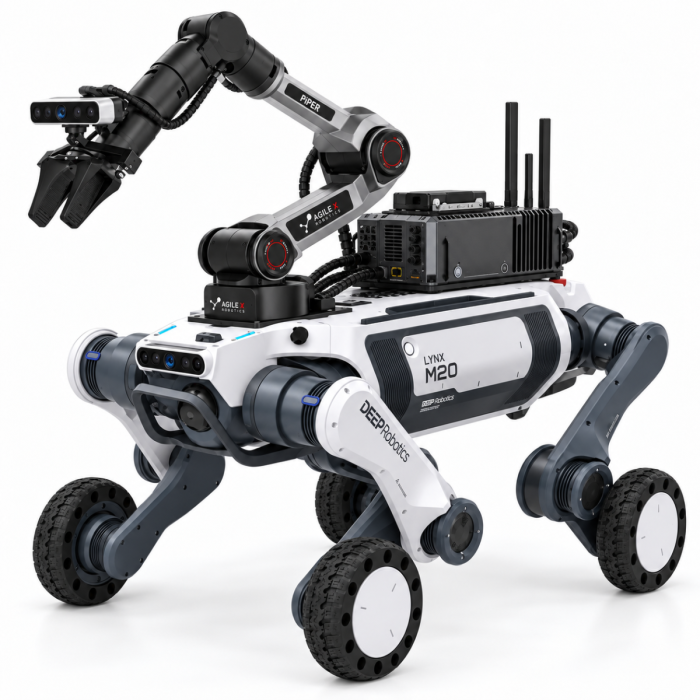 Deep Robotics M20 SONGLING Mechanical Arm + Gripper+Depth camera (on arm+robot dog body)+High computing power expansion module
