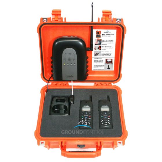 Long-Range Wireless BGAN Phones w/ 2 Handsets (3.2 km / 2 miles) 