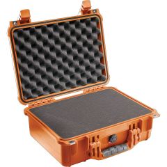 Canada Satellite | Pelican 1400 Case w/ Pick 'n' Pluck Foam (Orange)